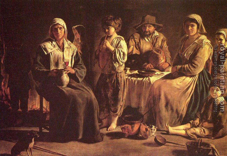 Le Nain Brothers : Peasant Family in an Interior Le Nain Brothers : Peasant Family in an Interior
